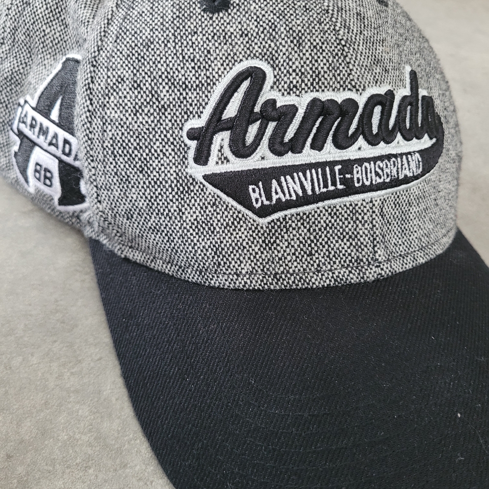 CCM Black and White Cap